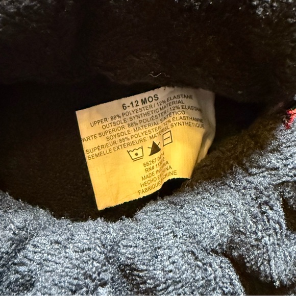 Red Minnie Mouse Tights  and Slippers Set slippers 6-12 months, tights 12months - Picture 4 of 4